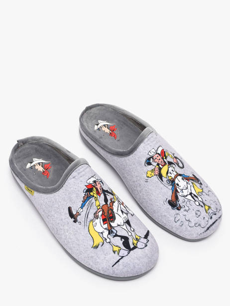 Pantoffels La maison de l'espadrille Grijs men 8 ander zicht 2